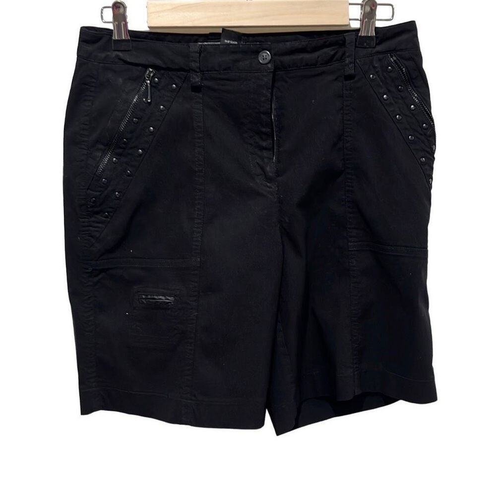JAMIE SADOCK women's shorts 8 black golf stretch bermuda pockets outdoor cycling